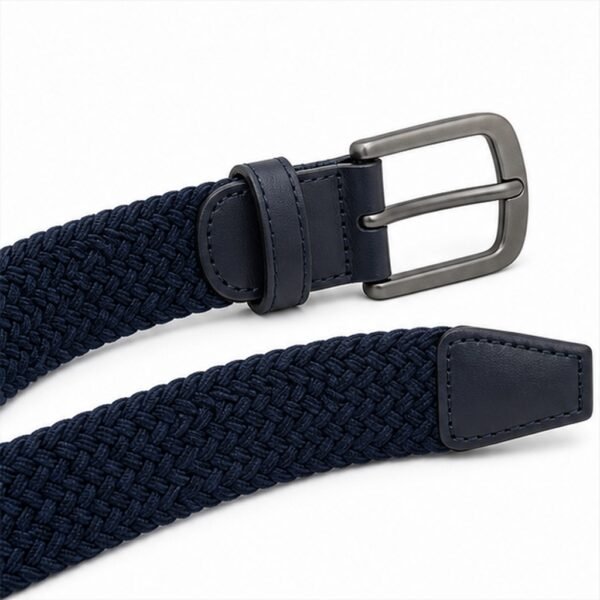 Braided Stretch Webbing Belt - detail view Braided Stretch Webbing Belt - detail view
