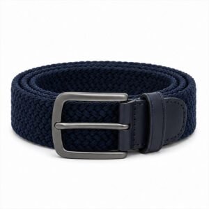 Braided Stretch Webbing Belt - front view