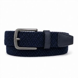 Braided Stretch Webbing Belt - side view