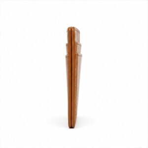 Slim Leather Card Holder - side view