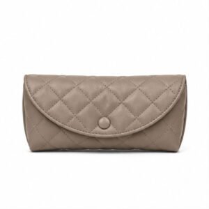 Quilted Sunglasses Case - front view Quilted Sunglasses Case - front view
