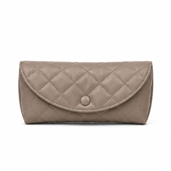 Quilted Sunglasses Case - front view Quilted Sunglasses Case - front view