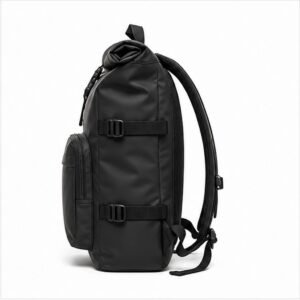 Waterproof Roll-Top Backpack - side view