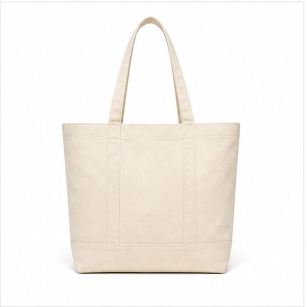 Canvas Everyday Tote Bag - back view