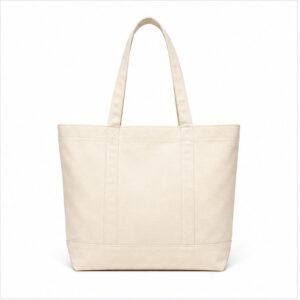Canvas Everyday Tote Bag - front view
