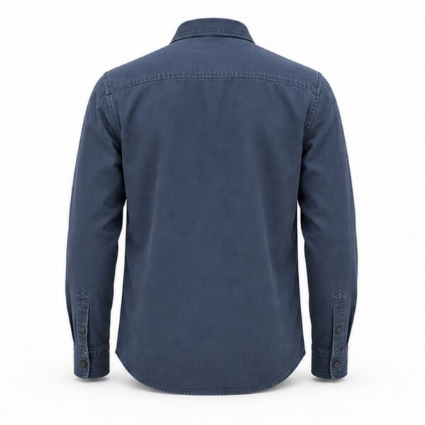Premium Cotton Work Overshirt - back view