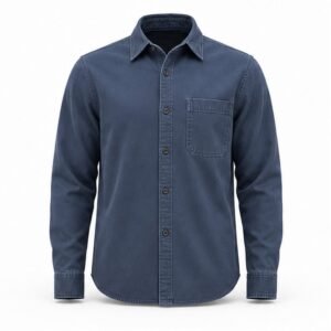 Premium Cotton Work Overshirt - front view