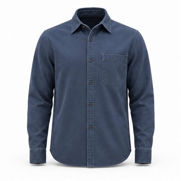 Premium Cotton Work Overshirt - front view