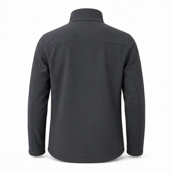 Unisex Softshell Utility Jacket - back view Unisex Softshell Utility Jacket - back view
