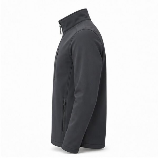 Unisex Softshell Utility Jacket - side view Unisex Softshell Utility Jacket - side view