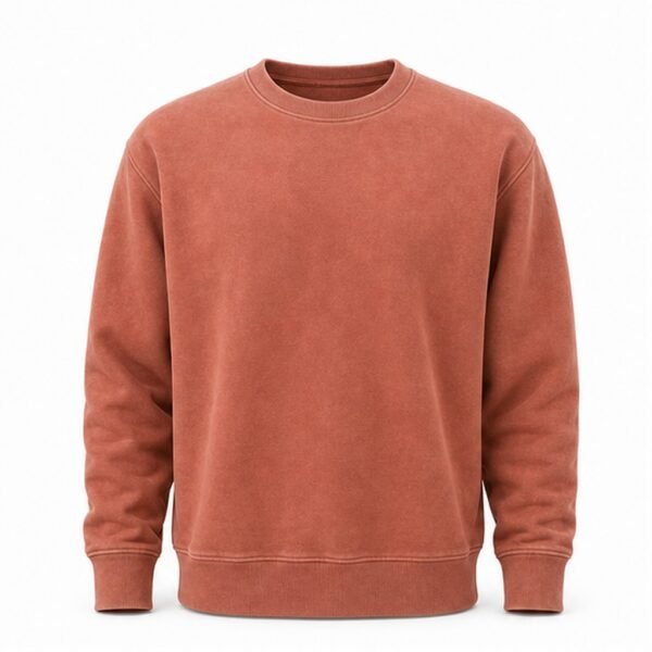 Garment-Dyed Crewneck Sweatshirt - front view