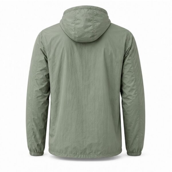 Lightweight Packable Windbreaker - back view Lightweight Packable Windbreaker - back view