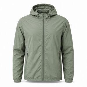 Lightweight Packable Windbreaker - front view Lightweight Packable Windbreaker - front view
