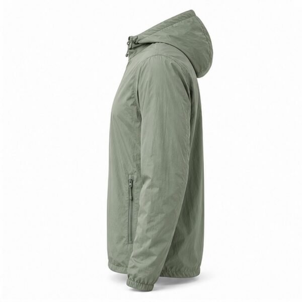 Lightweight Packable Windbreaker - side view Lightweight Packable Windbreaker - side view