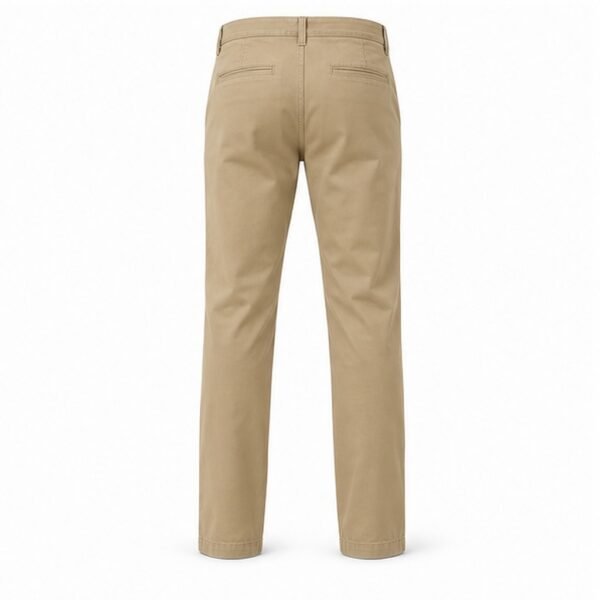 Classic Cotton Twill Chino Pants - back view