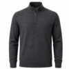 Men's Merino-Blend Quarter Zip - front view Men's Merino-Blend Quarter Zip - front view