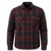 Men's Brushed Flannel Overshirt - front view