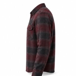 Men's Brushed Flannel Overshirt - side view