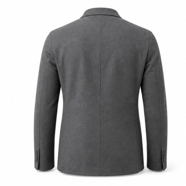 Men's Tailored Work Blazer - back view Men's Tailored Work Blazer - back view