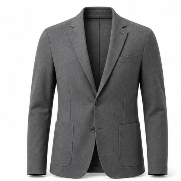Men's Tailored Work Blazer - front view Men's Tailored Work Blazer - front view