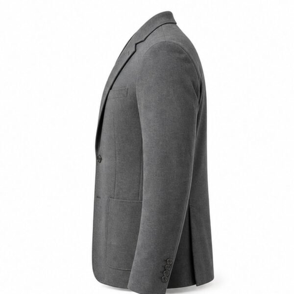 Men's Tailored Work Blazer - side view Men's Tailored Work Blazer - side view