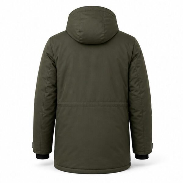 Men's Water-Resistant Parka - back view