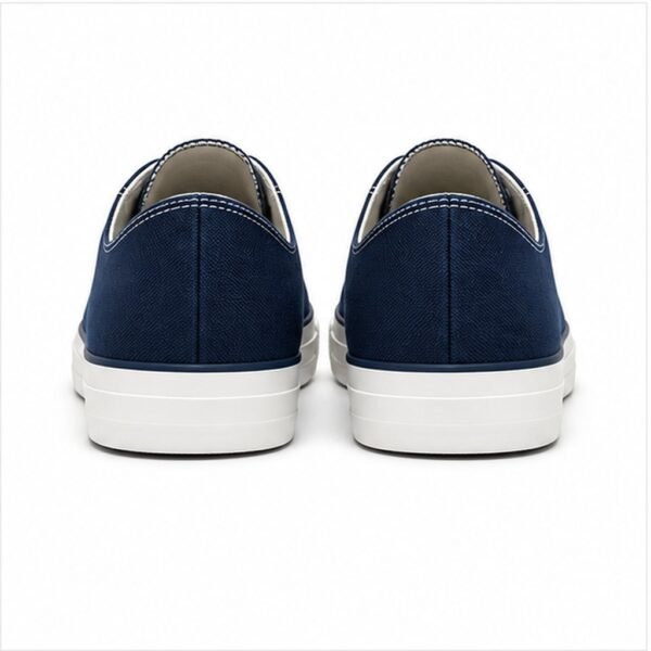 Canvas Lace-Up Sneakers - back view