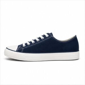 Canvas Lace-Up Sneakers - side view