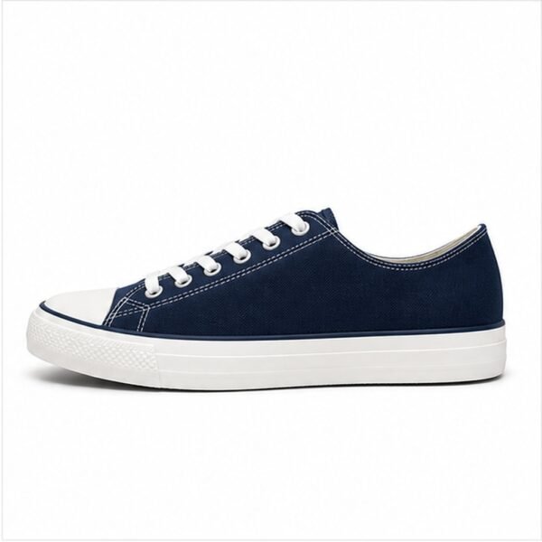 Canvas Lace-Up Sneakers - side view