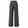 Women's High Waist Wide-Leg Trousers - back view Women's High Waist Wide-Leg Trousers - back view