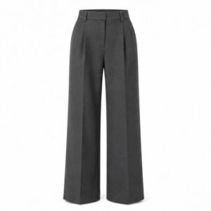 Women's High Waist Wide-Leg Trousers - front view