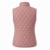 Women's Quilted Lightweight Vest - back view Women's Quilted Lightweight Vest - back view