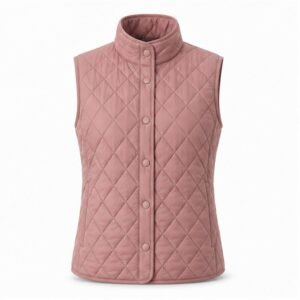 Women's Quilted Lightweight Vest - front view