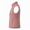 Women's Quilted Lightweight Vest - side view Women's Quilted Lightweight Vest - side view