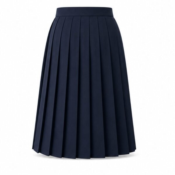 Women's Pleated A-Line Skirt - back view Women's Pleated A-Line Skirt - back view