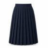 Women's Pleated A-Line Skirt - front view Women's Pleated A-Line Skirt - front view