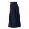 Women's Pleated A-Line Skirt - side view Women's Pleated A-Line Skirt - side view
