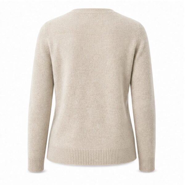 Women's Cashmere-Blend Cardigan - back view Women's Cashmere-Blend Cardigan - back view